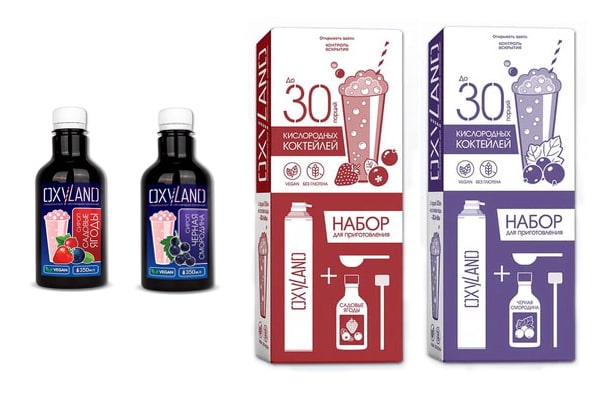 Кислородный коктейль со вкусом Садовые Ягоды и Черная Смородина в наличии