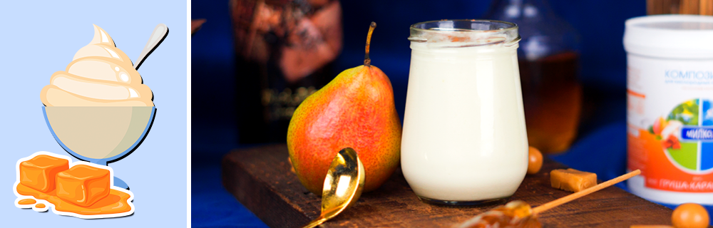 Рецепт грушево-карамельного кислородного коктейля