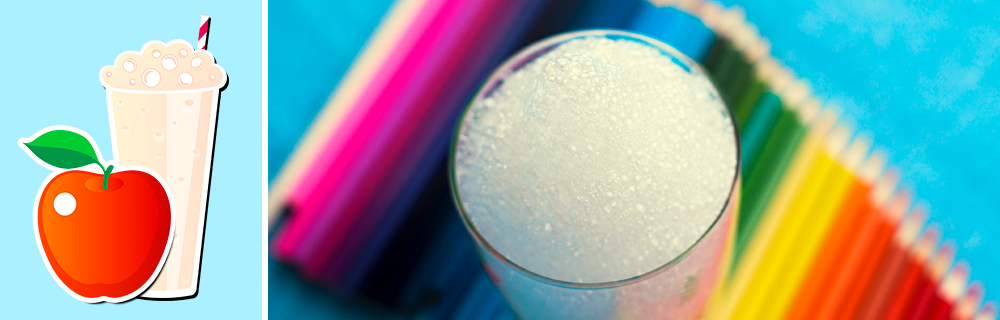 Рецепт кислородного коктейля Яблоко