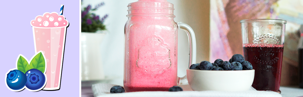 Рецепт кислородного коктейля Черника