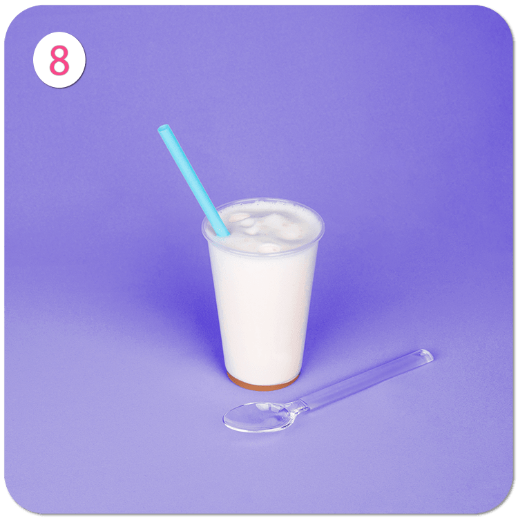 Приготовление кислородного коктейля при помощи миксера - 8 шаг