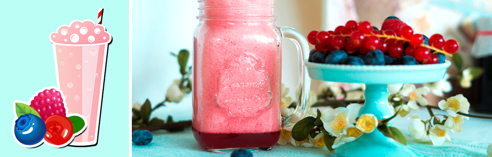 Рецепт приготовления ягодного кислородного коктейля