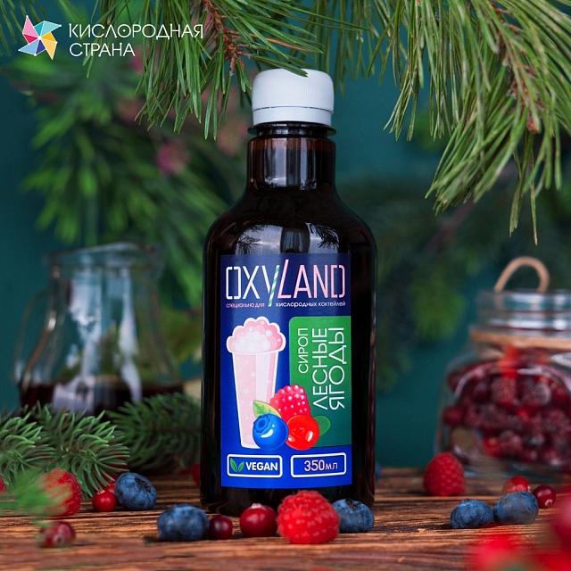 ЛЕСНЫЕ ЯГОДЫ. Сироп 2 в 1 концентрированный. 330 мл