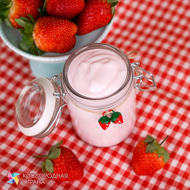 Со вкусом КЛУБНИКИ. Композиция для кислородно-молочных коктейлей