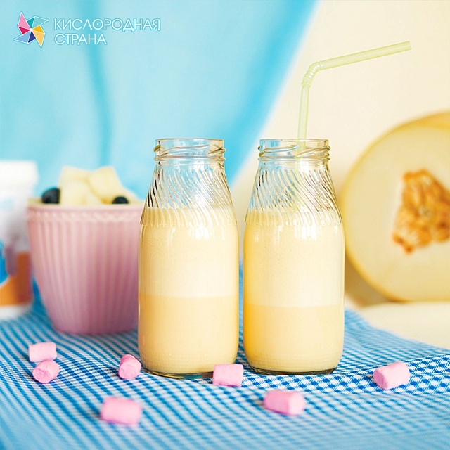 Со вкусом ДЫНИ. Композиция для кислородно-молочных коктейлей
