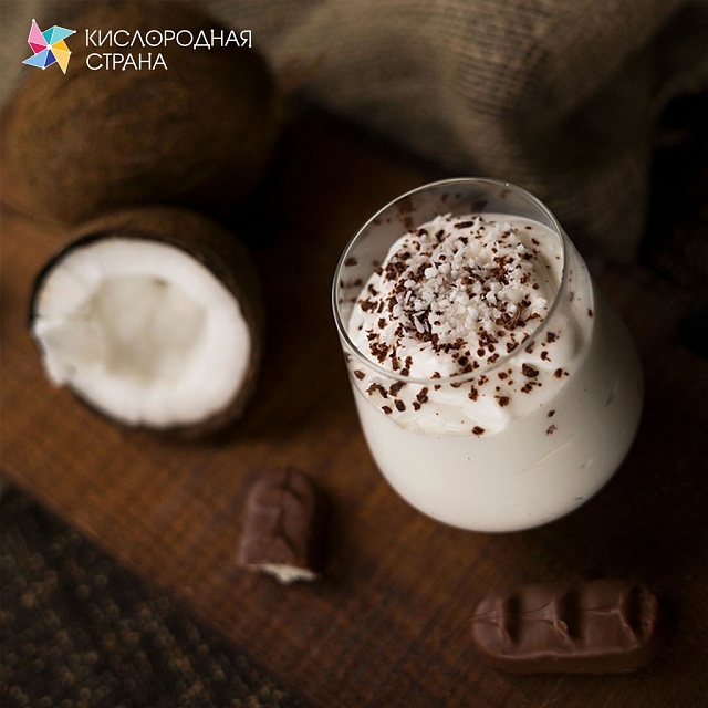 Со вкусом КОКОСА. Композиция для кислородно-молочных коктейлей