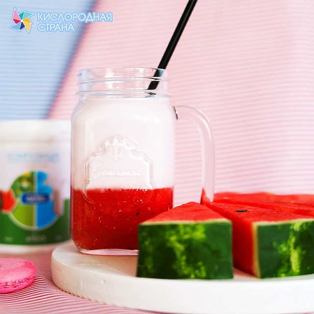 Со вкусом АРБУЗА. Композиция для кислородно-молочных коктейлей