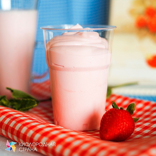 Со вкусом КЛУБНИКИ. Композиция для кислородно-молочных коктейлей
