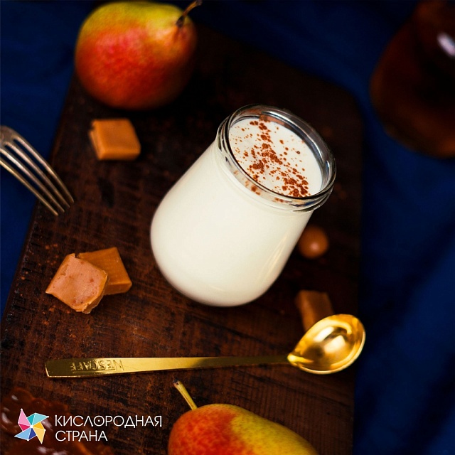 Со вкусом ГРУШИ-КАРАМЕЛИ. Композиция для кислородно-молочных коктейлей